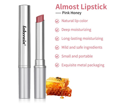 Pink Honey Almost Lipstick Tinted Lip Balm in Black Honey Powerful Lip Repulper Remove Dark Lips Lipbalm Exfoliating for Lips