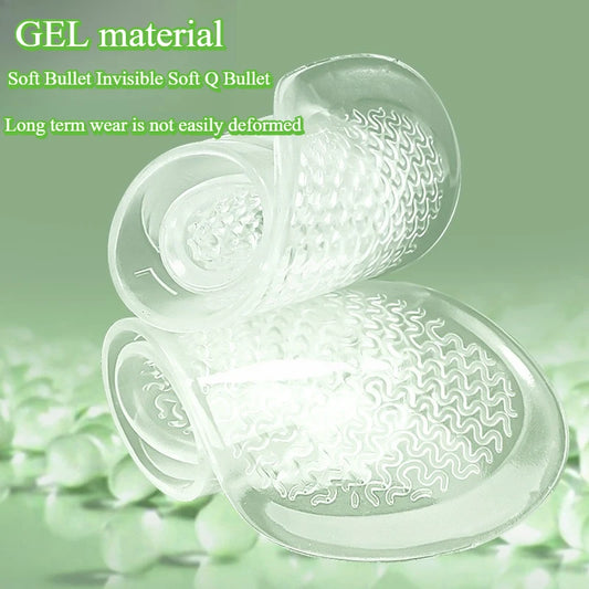 Women Sandals Round Insole Heel Protectors Silicone Cushion Foot Care Non Slip Shoe Pad High Heels Soft Adjustable Insole