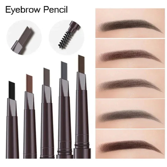 2 in 1 Eyebrow pencil professional Cosmetics makeup for women 5 Colors Waterproof Eyebrow eyebrow pencil  makeup  eyebrow tint