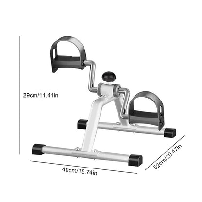 Mini Exercise Bike with LCD Display Elderly Rehabilitation Bicycle Adjustable Resistance Multifunctional Home Fitness Equipment