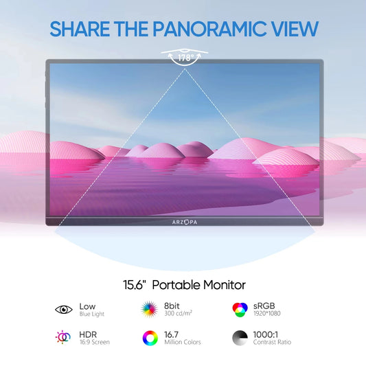 15.6 inch Portable Monitor Laptop
