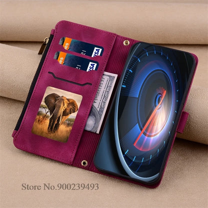 Leather Case For Samsung Galaxy A56 A16 A26 A36 A06 A07 A17 A12 A14 A15 A25 A35 A55 A24 A34 A54 A33 A73 A53 5G Case Wallet Cover