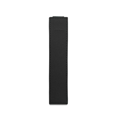 Portable Pu Leather Pen Bag Elastic Buckle Book Notebook Fashion School Pen Case for Office Meeting Easy Carry Office Stationery