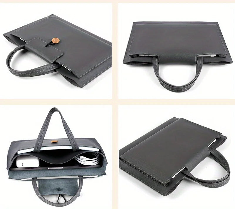 Lightweight Laptop Bag/Business Bag Briefcase, Large Capacity Storage Bag ,Applicable MacBook Air 13 Pro 14 16 Huawei 15.6 Inch