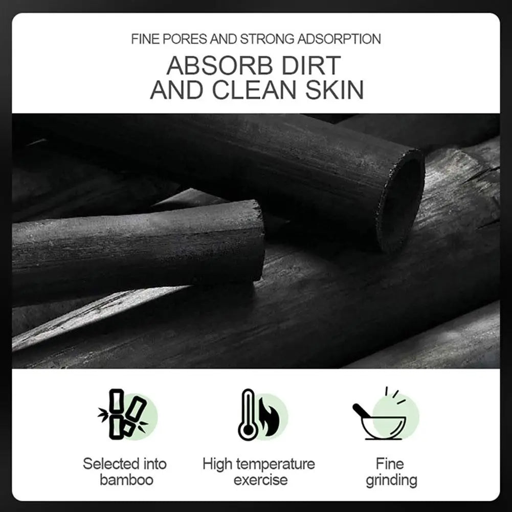 Bamboo Charcoal Nose Blackhead Remover Mask Deep Cleansing Shrink Pore Acne Treatment Mask Skin Care Nose Black Dots Pore Mask