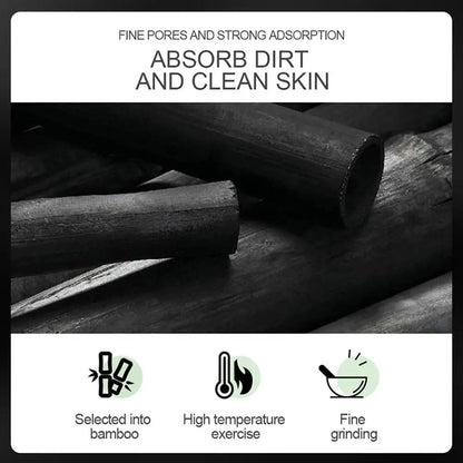 Bamboo Charcoal Nose Blackhead Remover Mask Deep Cleansing Shrink Pore Acne Treatment Mask Skin Care Nose Black Dots Pore Mask