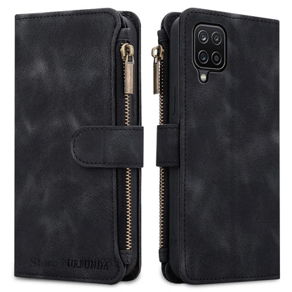 Leather Case For Samsung Galaxy A56 A16 A26 A36 A06 A07 A17 A12 A14 A15 A25 A35 A55 A24 A34 A54 A33 A73 A53 5G Case Wallet Cover