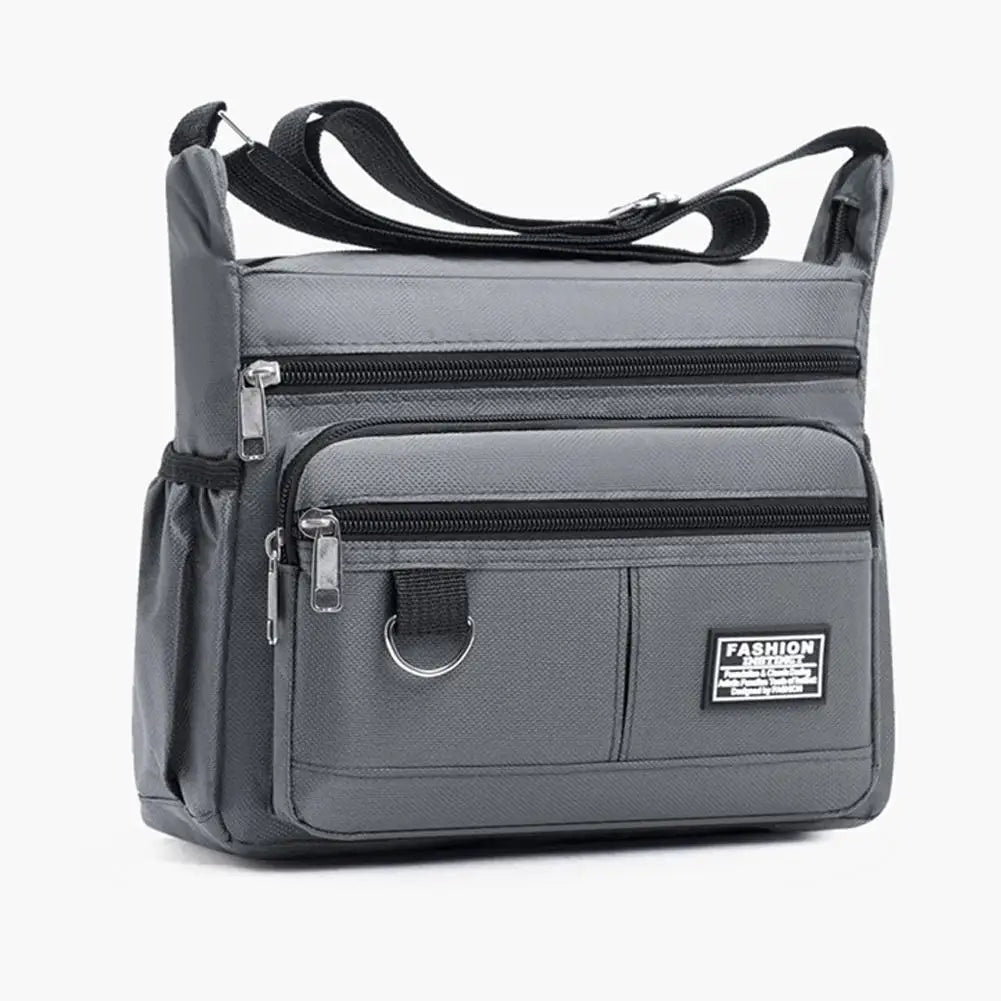 Men's Crossbody Bag Oxford Cloth Multi-pocket Shoulder Bag Hundreds Of Classic Multi-layer Leisure Travel Office Bag