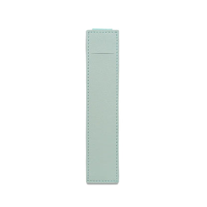 Portable Pu Leather Pen Bag Elastic Buckle Book Notebook Fashion School Pen Case for Office Meeting Easy Carry Office Stationery