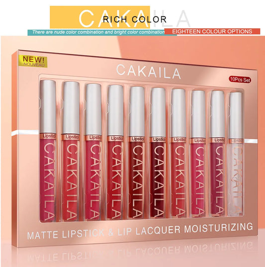 10 Pcs Matte Lipstick