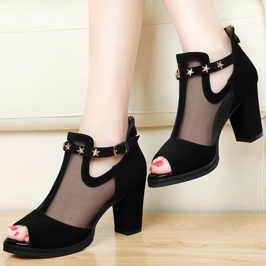 Elegant Chunky Sandal