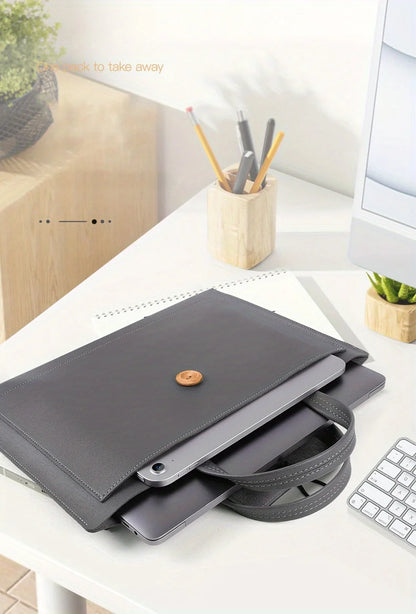 Lightweight Laptop Bag/Business Bag Briefcase, Large Capacity Storage Bag ,Applicable MacBook Air 13 Pro 14 16 Huawei 15.6 Inch