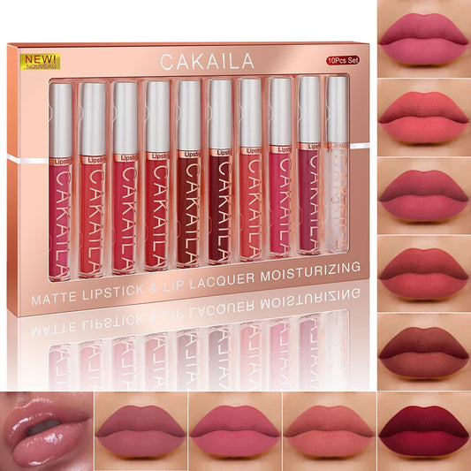 10 Pcs Matte Lipstick