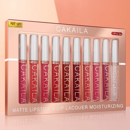 10 Pcs Matte Lipstick